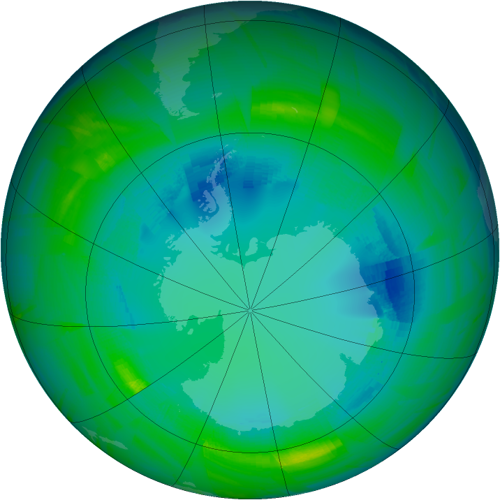 Ozone Map 2010-08-14